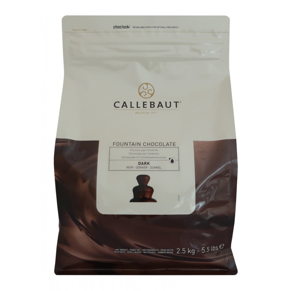 Hořká čokoláda do fontány Callebaut 2,5 kg